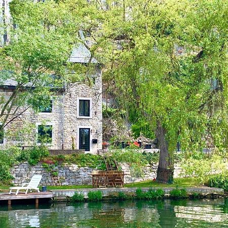 Vila Pieds Dans L'Eau Private Wellness Bordure De Meuse Lustin Exteriér fotografie