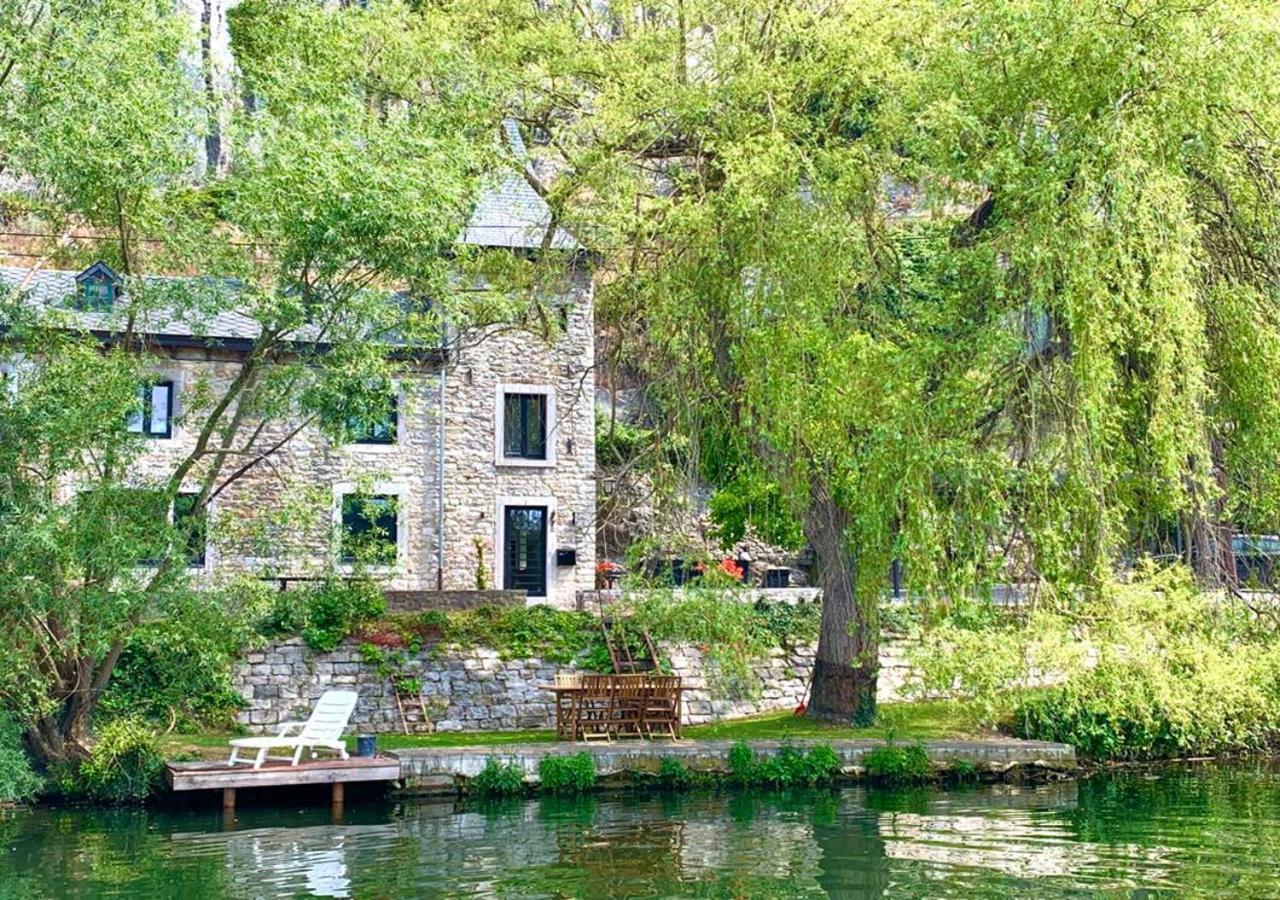 Vila Pieds Dans L'Eau Private Wellness Bordure De Meuse Lustin Exteriér fotografie